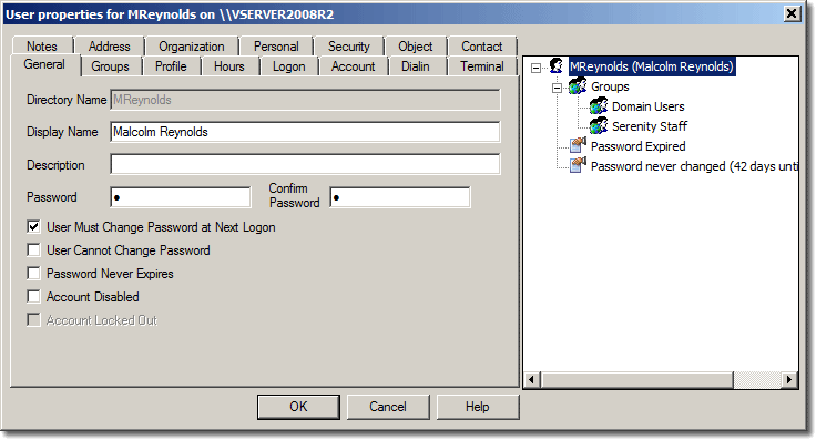 User Properties